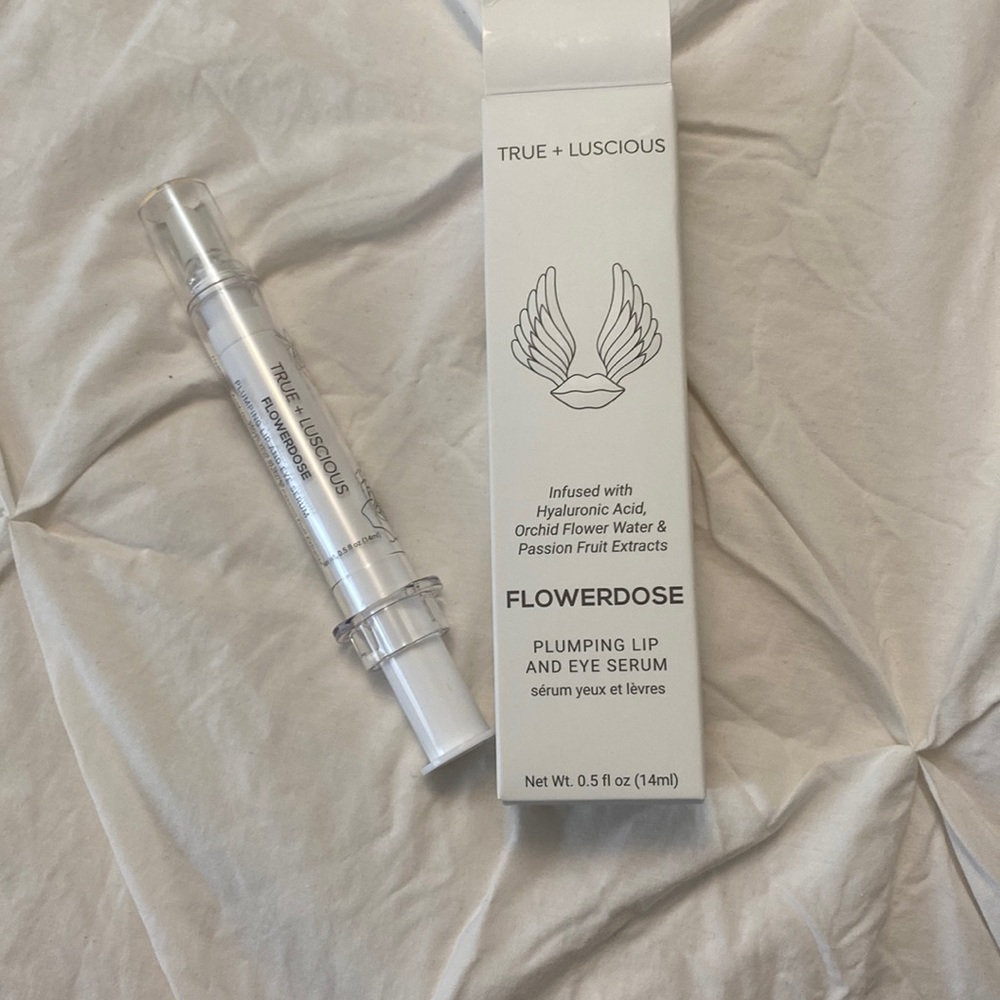 True + luscious lip and eye plumping serum